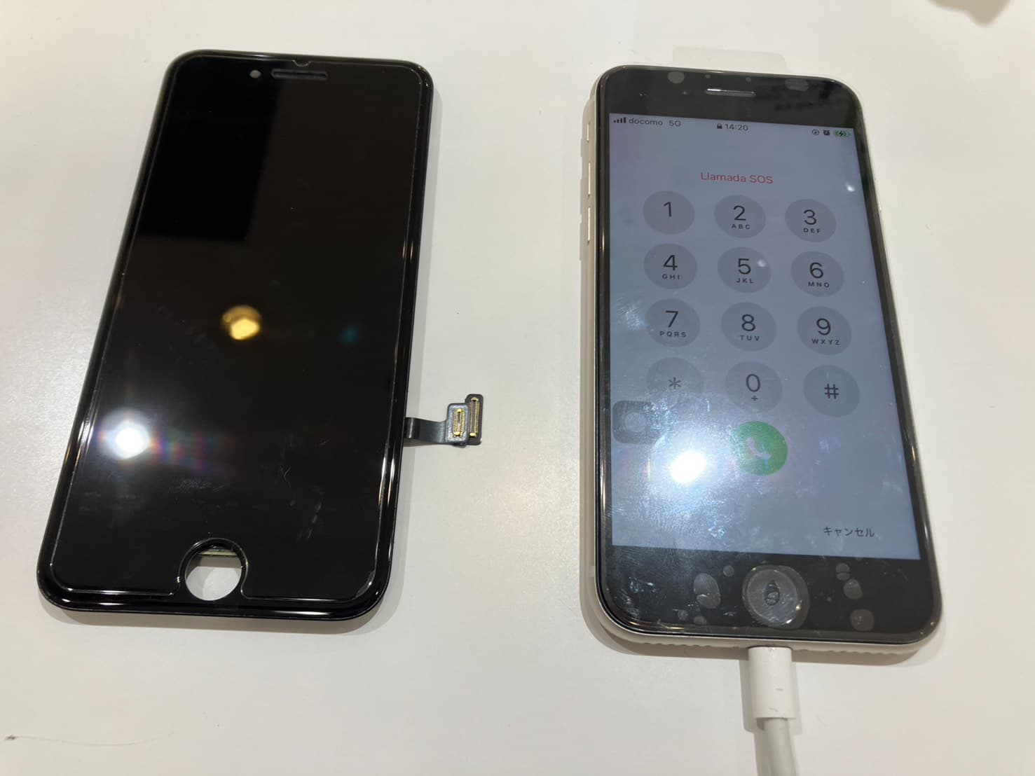 ふじみ野市、川越市、所沢市でiPhone SE3の画面交換ならスマホ修理工房イオン大井店にお任せください！